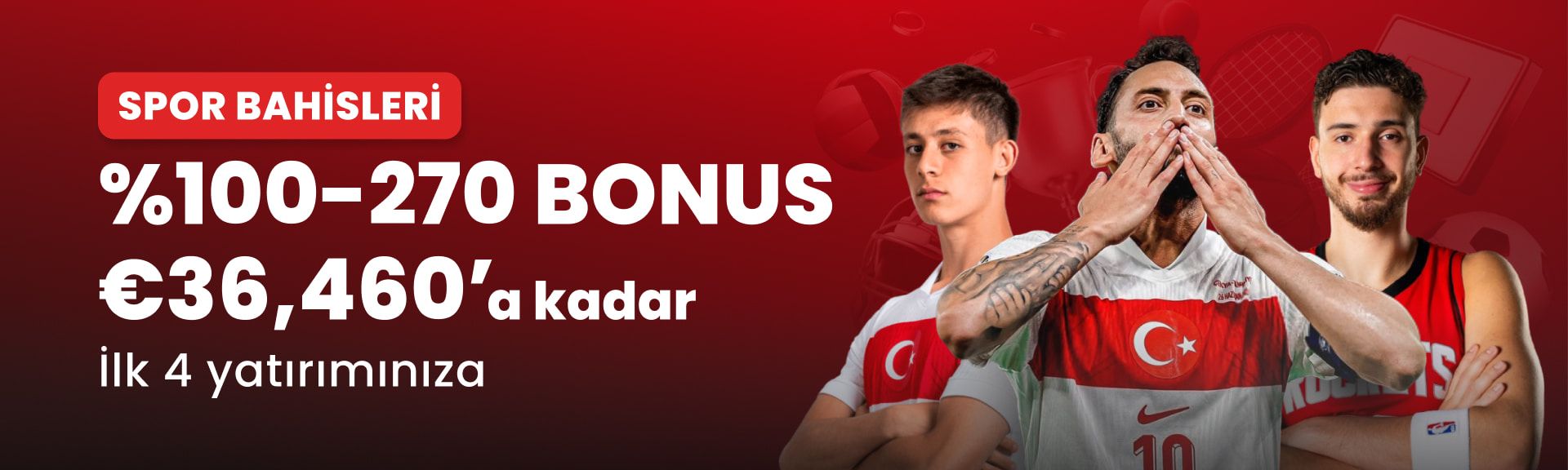 Spor Bonusu – %270’e Kadar
